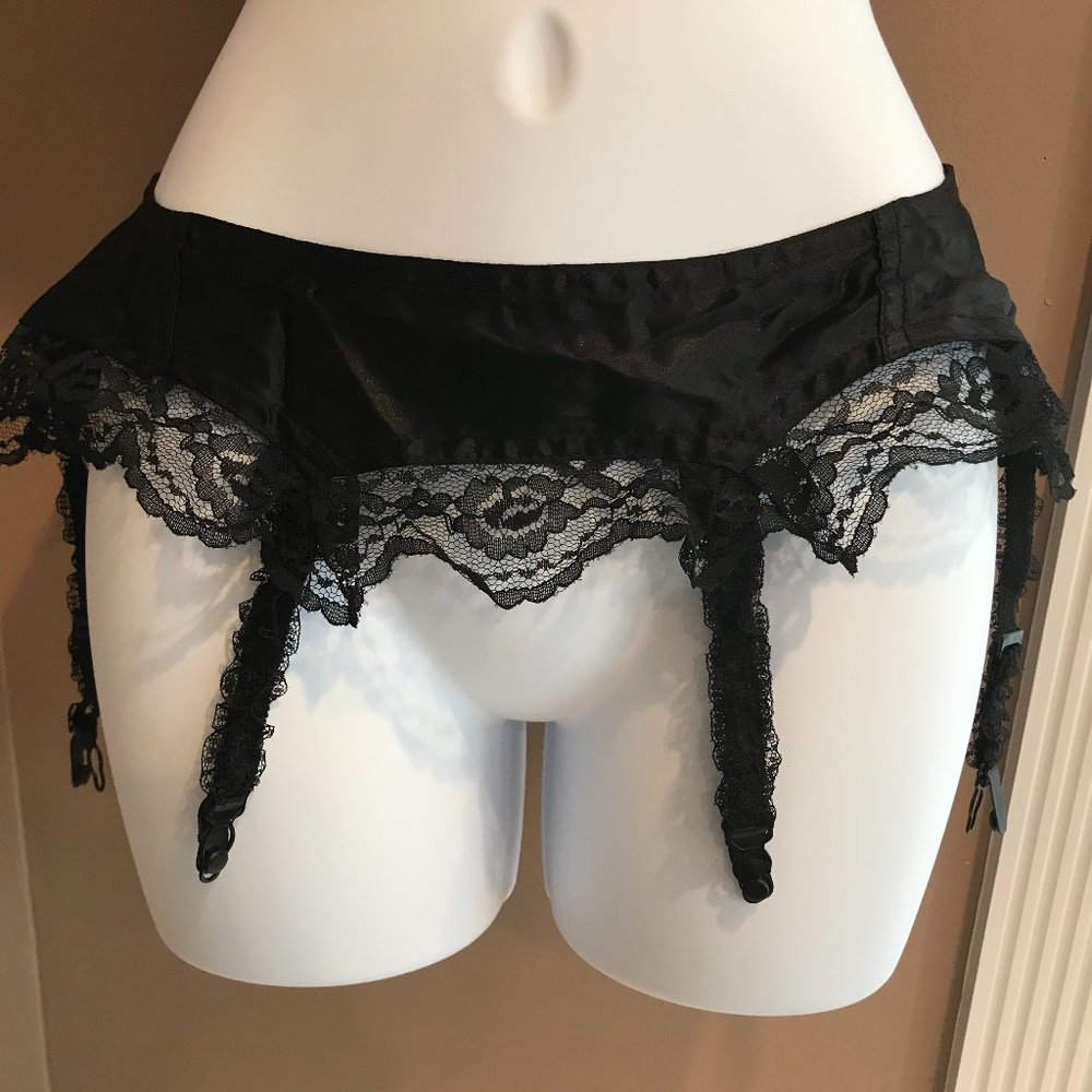 2 Garter Belts Plus One pair of lace panties